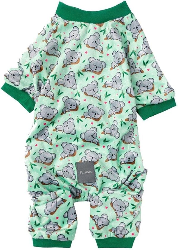 FuzzYard Dreamtime Koalas Mint Green Dog Pajamas (Size 2)