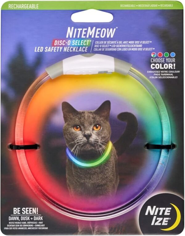 Nite Ize NiteMeow Rechargeable LED Safety Necklace