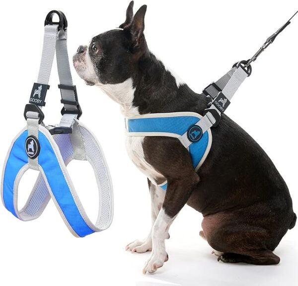 Gooby Simple Step in III Harness - Blue, X-Small