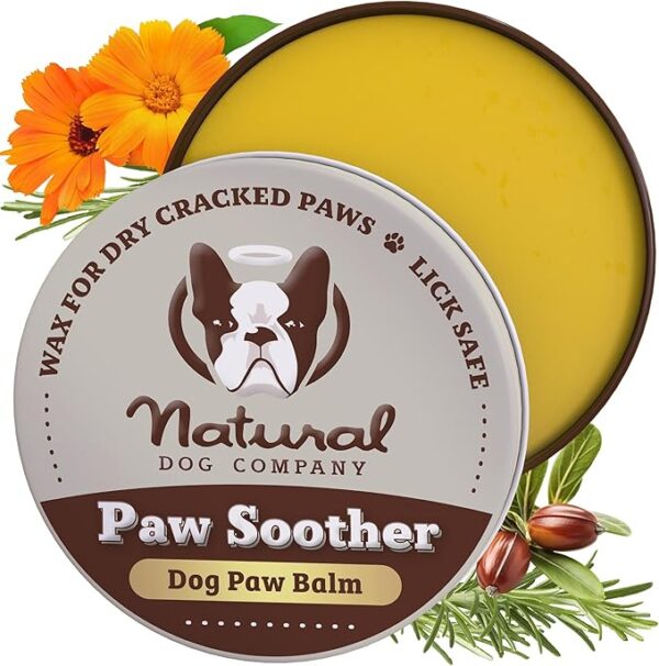 Natural Dog Company Paw Soother Balm for Dogs 1 oz Tin